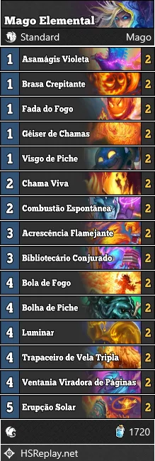 Deck de HS - Mago Elemental