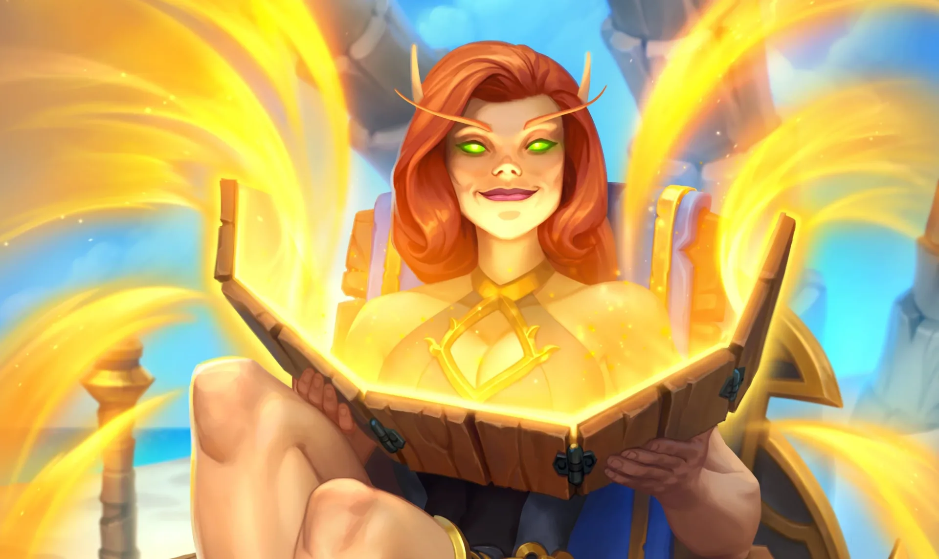 Deck de Hearthstone – Lynessa Paladin (Paladino), do meta de Através dos Percursos Temporais (+impressões) HS Sunsapper Lynessa Capa 01