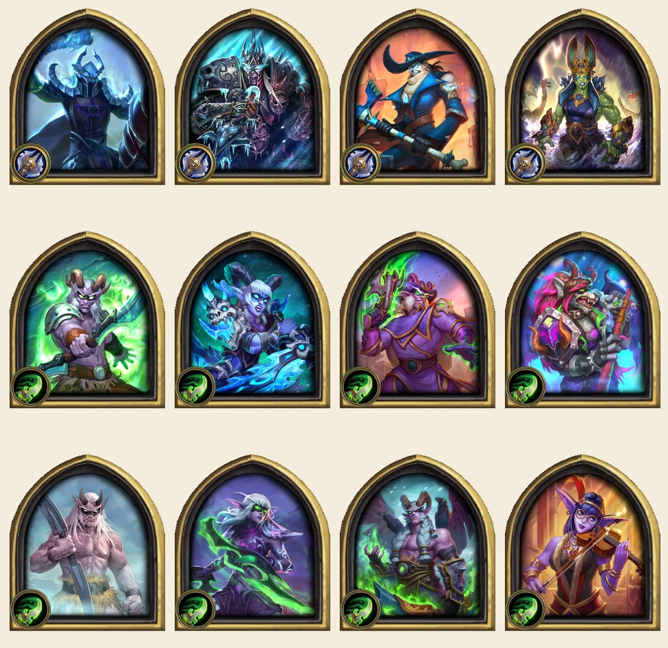 Heróis possíveis do novo evento de Hearthstone 01