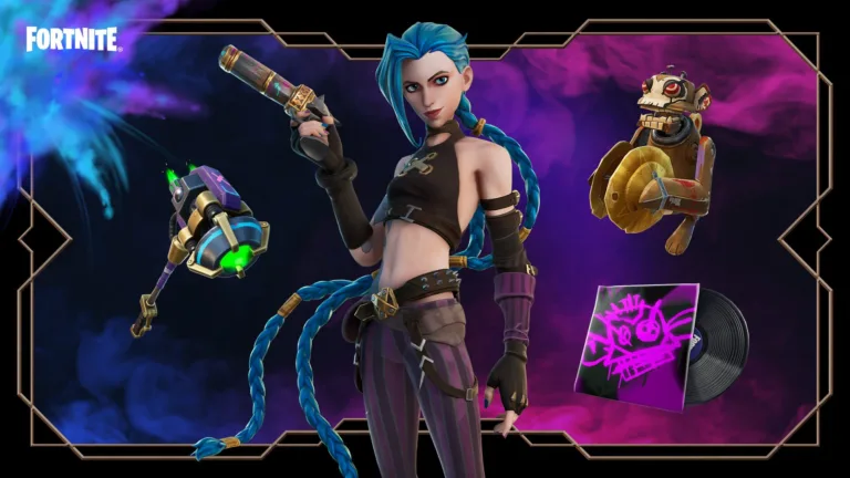 Jinx em Fortnite - Wallpaper Capa 001
