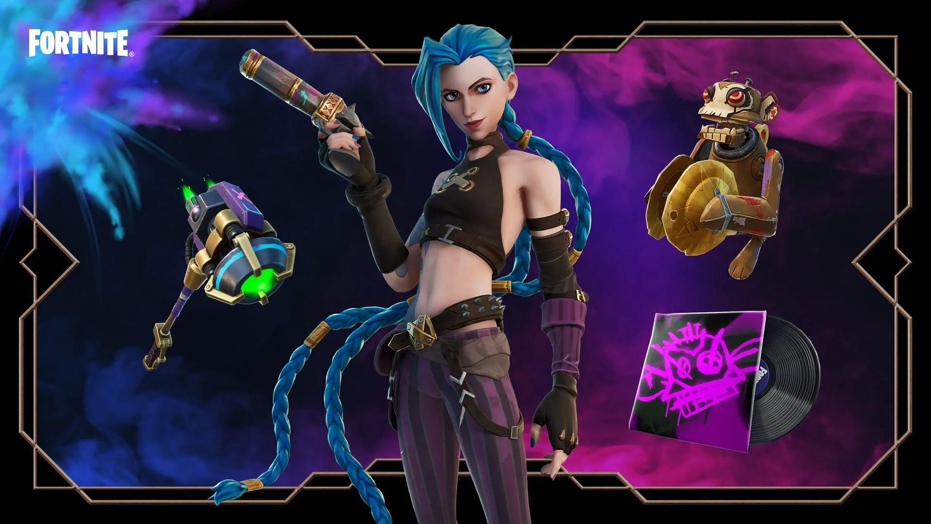 Jinx em Fortnite - Wallpaper Capa 001