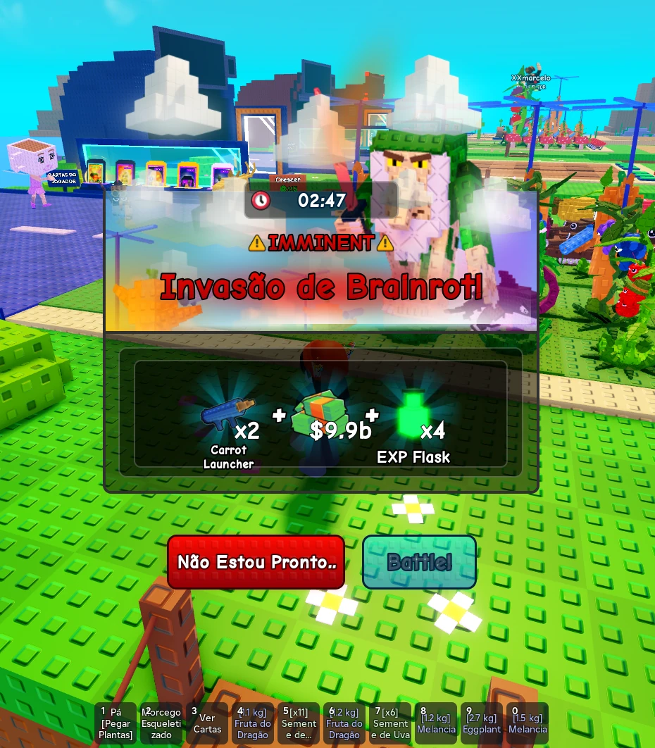 Plants vs Brainrots - Artigo Invasões 02