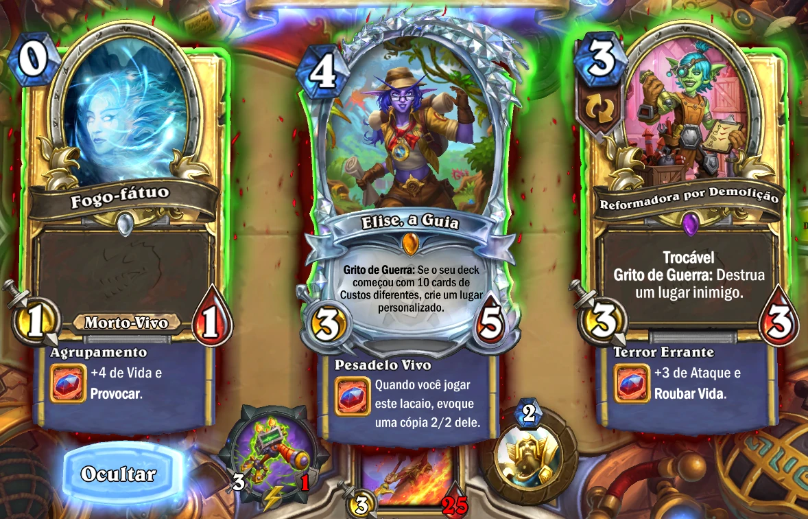 Progressão de Hearthstone em 06-11 000