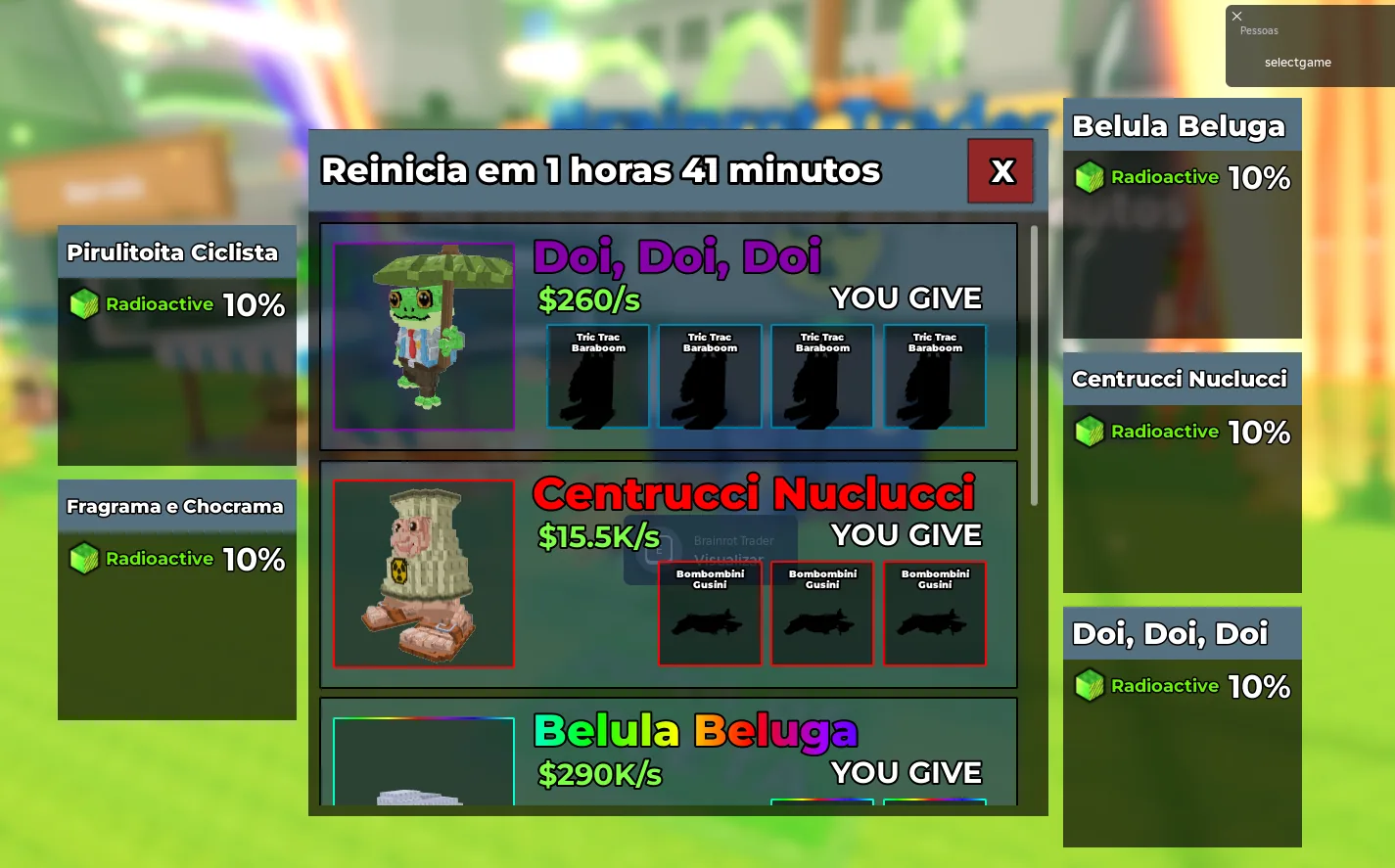 Roblox Roube um Brainrot - Centrucci Nuclucci 002