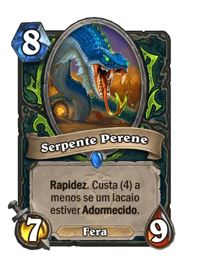 Serpente Perene - Card de Hearthstone
