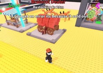 Após críticas, vendedor de Brainrots de Roblox Roube um Brainrot (que veio no evento recente) será removido no próximo update Vendedor de Brainrot no Roblox