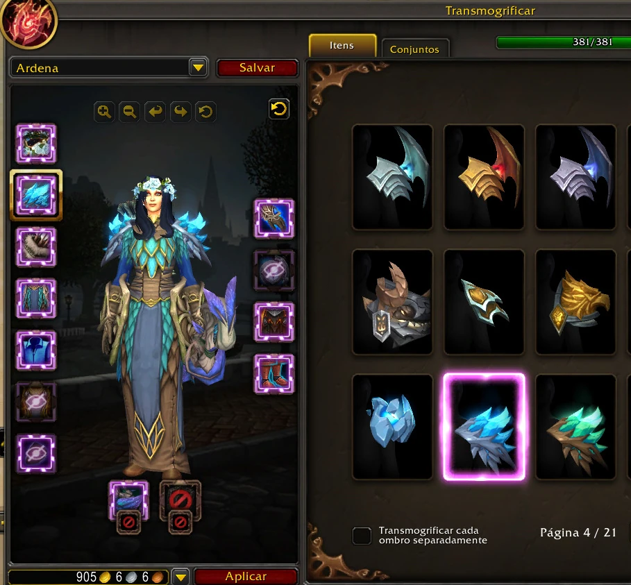 WoW Transmog no Retail, antes do Midnight