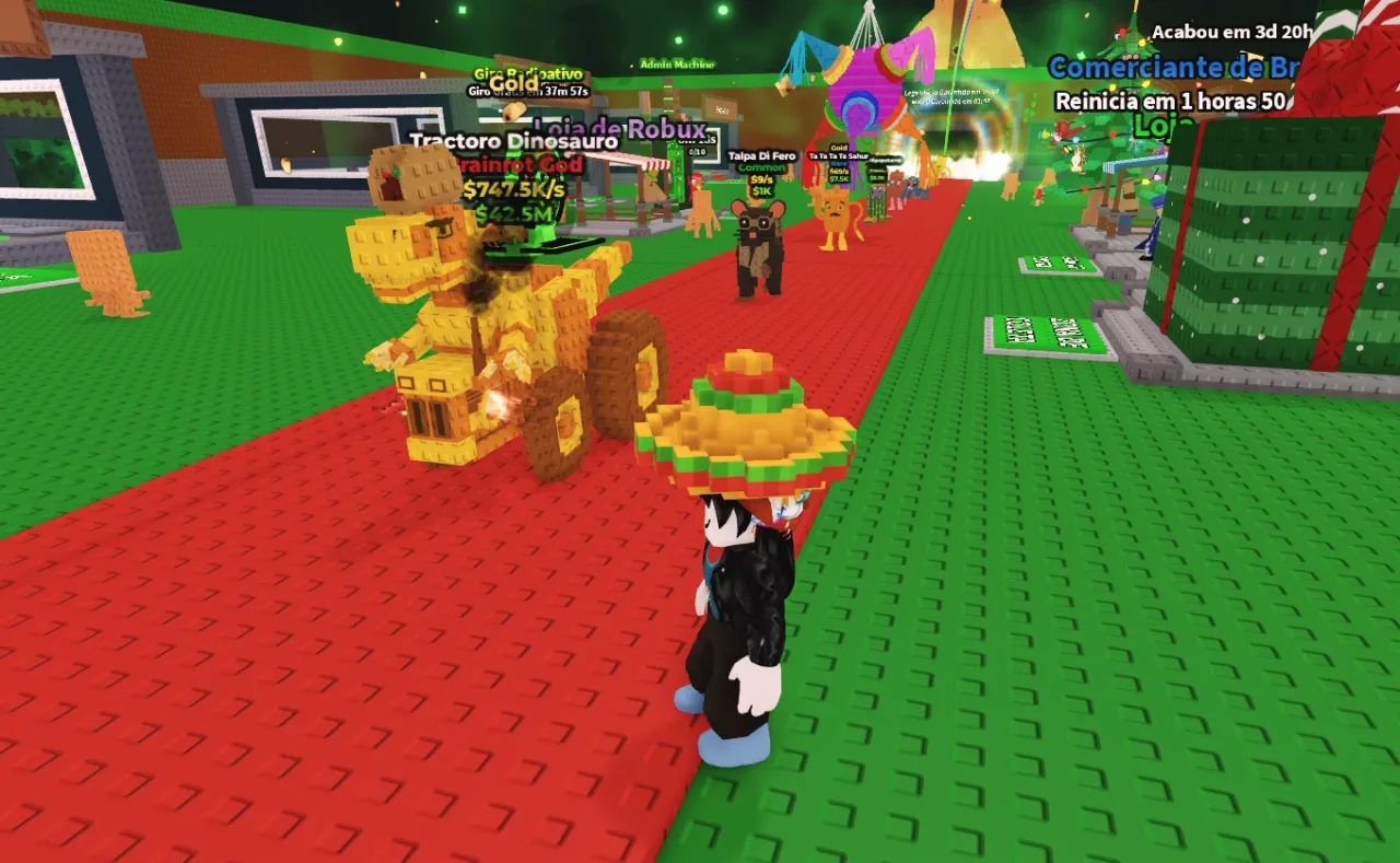 Evento Roube um Brainrot hoje, 06 de dezembro