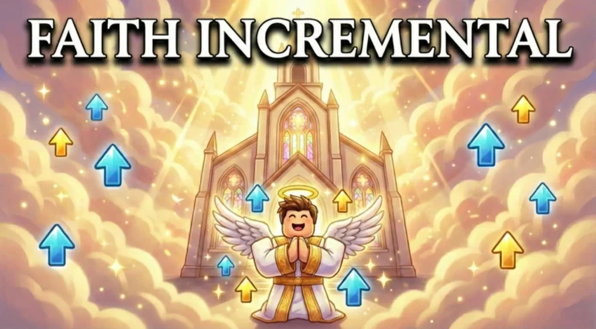 Roblox Faith Incremental tem novos códigos hoje (28/12) com Spin e Shards (Codes, Fé Incremental) Faith Incremental Cover Codes Roblox