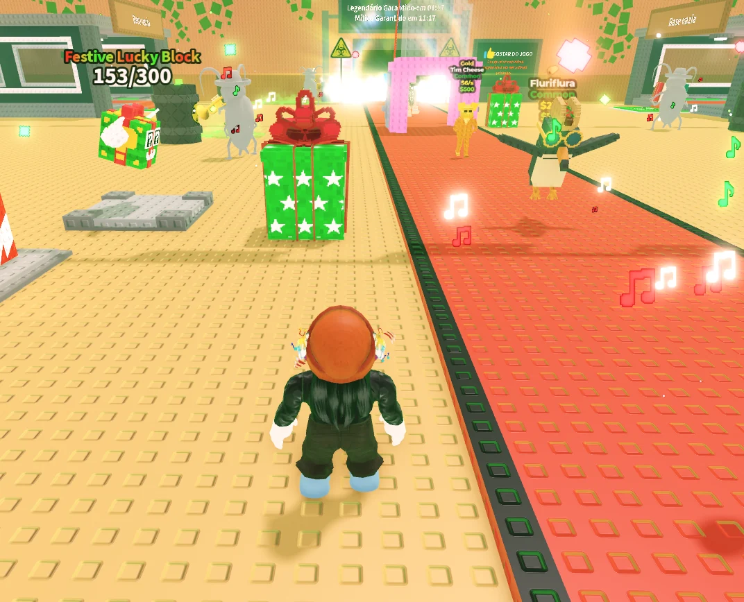 Jogando o evento do Steal a Brainrot no Roblox