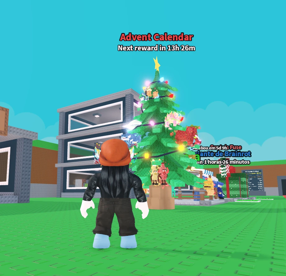 Roblox Árvore de Natal no Roube um Brainrot