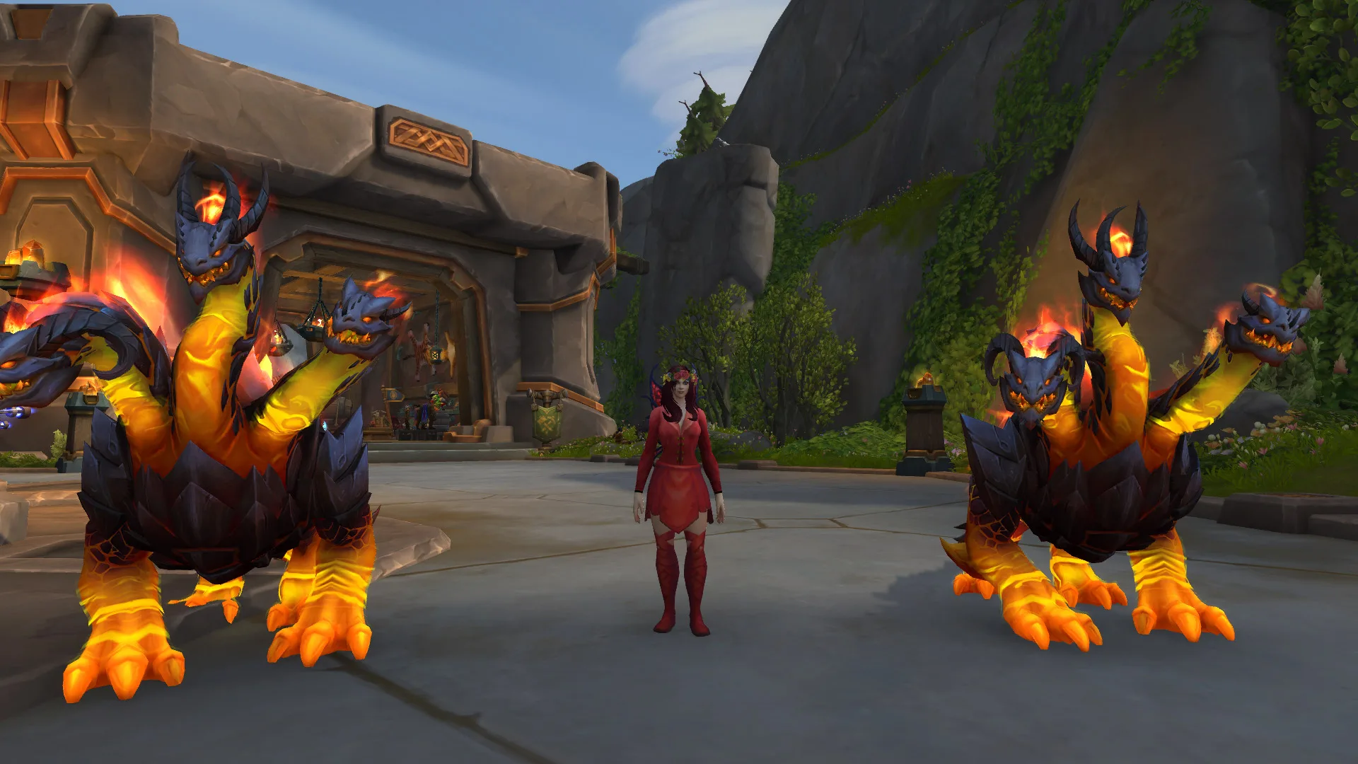 Resgate de transmog gratuito está disponível em World of Warcraft Midnight World of Warcraft - Capa transmog vermelho Fevereiro 2026 01