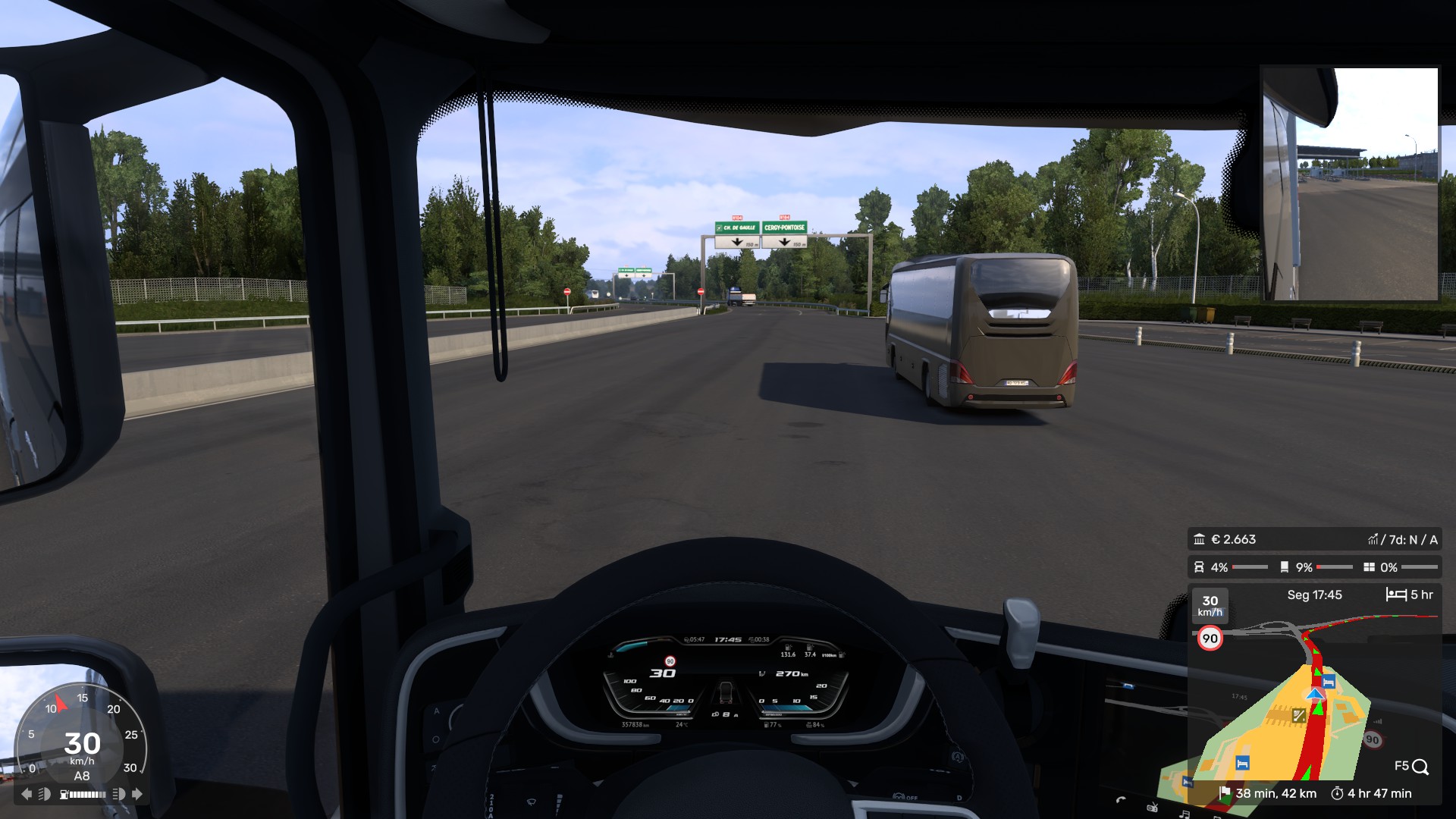 Progressão de Euro Truck Simulator: os primeiros trabalhos, jogando ...